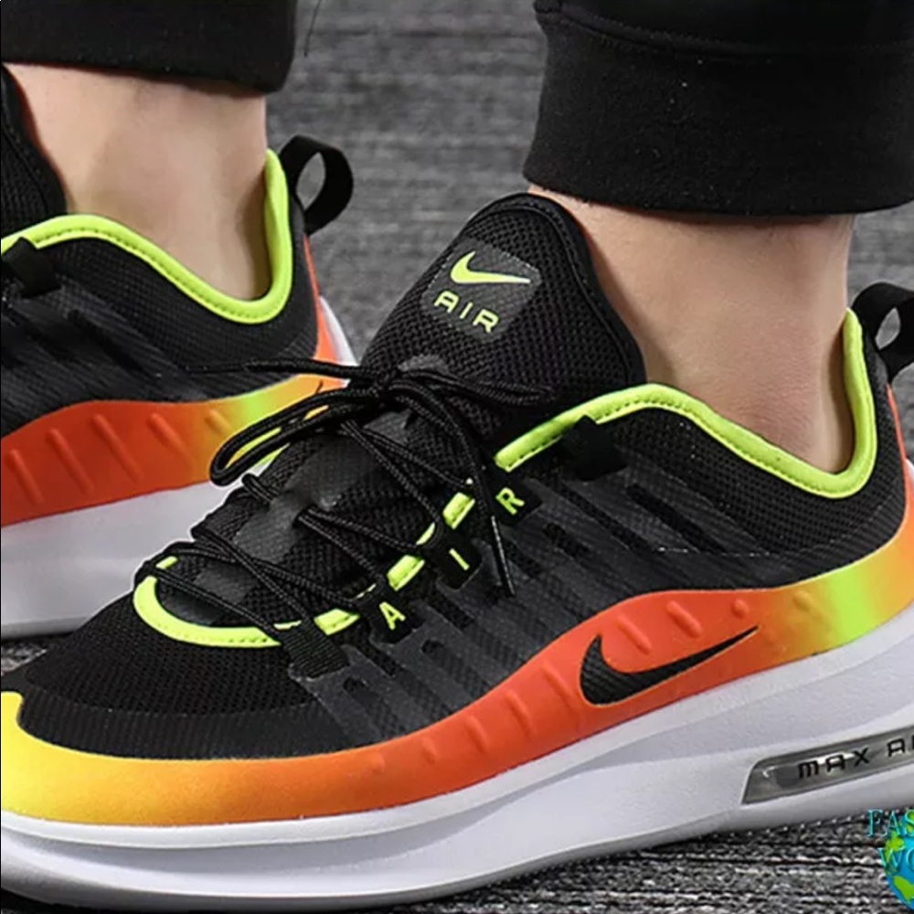 GentlyUsed Nike Air Max Axis Sunset Volt Shoes - Picture 1 of 16